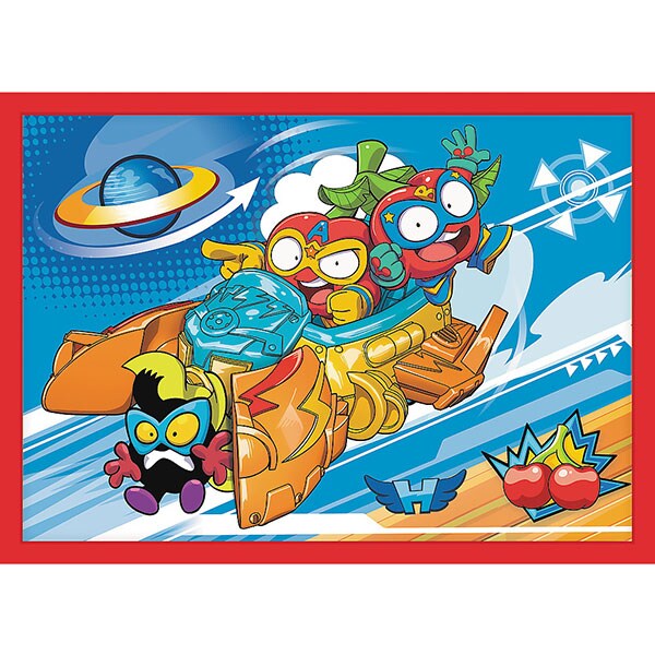 Puzzle 4in1 TREFL Spionii secreti 34376, 4 ani+, 207 piese