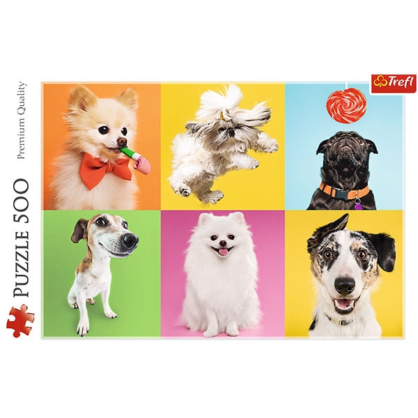 Puzzle TREFL Catelusi 37378, 10 ani+, 500 piese