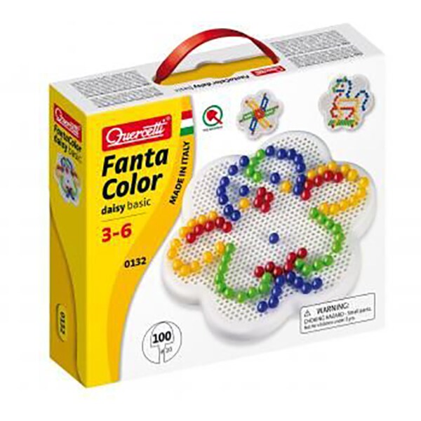 Joc creativ QUERCETTI Margherita Basic D10 Q0132, 3 - 6 ani, 100 piese