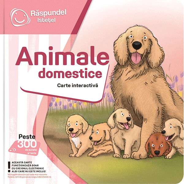 Carte interactiva RASPUNDEL ISTETEL Animale domestice 19585, 2 ani+, multicolor