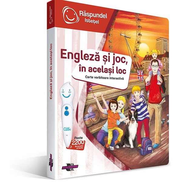 Carte interactiva RASPUNDEL ISTETEL Engleza si joc in acelasi loc 69370, 6 ani+, multicolor
