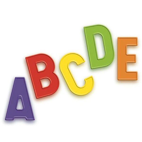 Joc educativ QUERCETTI Litere magnetice mari Q5461, 4 ani+, 48 piese
