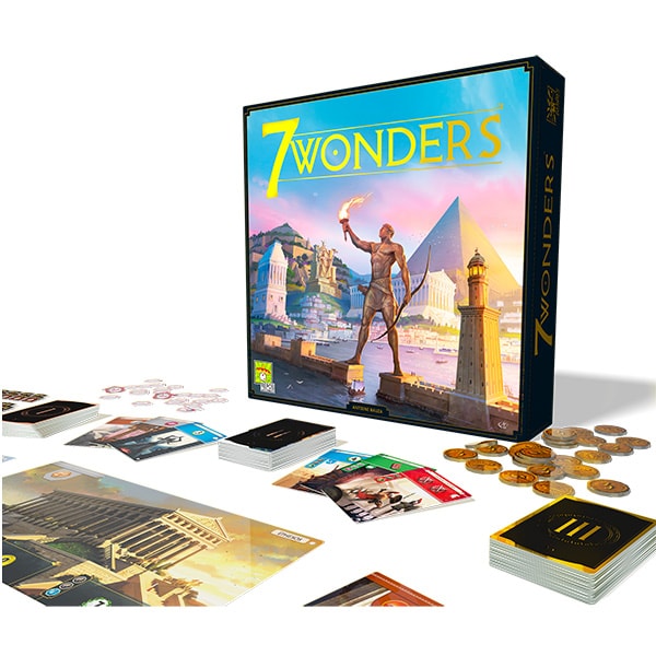 Joc de societate ASMODEE 7 Wonders (Editie 2020) SEV-RO02, 10 ani+, 3-7 jucatori