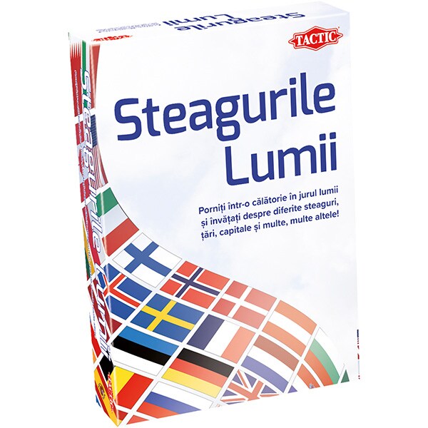 Joc de societate TACTIC Steagurile lumii 58115, 8 ani+, 2-9 jucatori