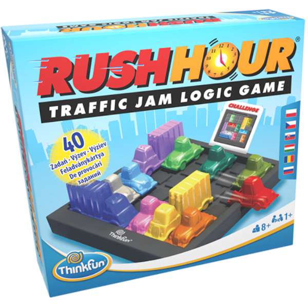 Joc de societate THINKFUN Rush Hour TF4082, 8 ani+, 1-2 jucatori