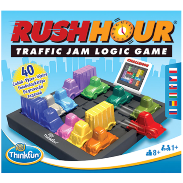 Joc de societate THINKFUN Rush Hour TF4082, 8 ani+, 1-2 jucatori