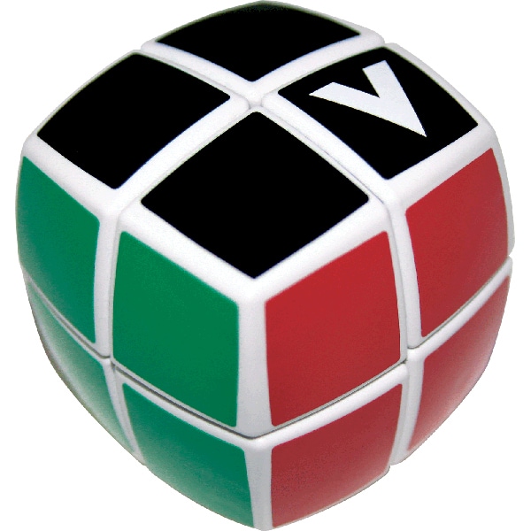 Joc educativ V-CUBE Cub Rubik forma rotunjita CUB0081, 6 ani+, 2x2