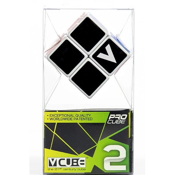 Joc educativ V-CUBE Cub Rubik forma clasica CUB0104, 6 ani+, 2x2
