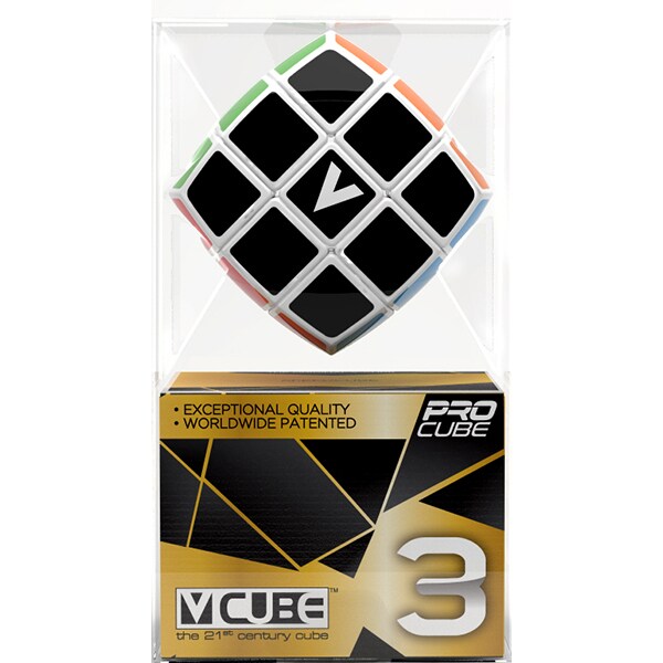 Joc educativ V-CUBE Cub Rubik forma rotunjita CUB0166, 6 ani+, 3x3