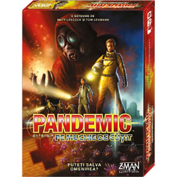 Joc de societate ASMODEE Pandemic - Pe muchie de cutit ZMG71101RO, 8 ani+, 2-5 jucatori