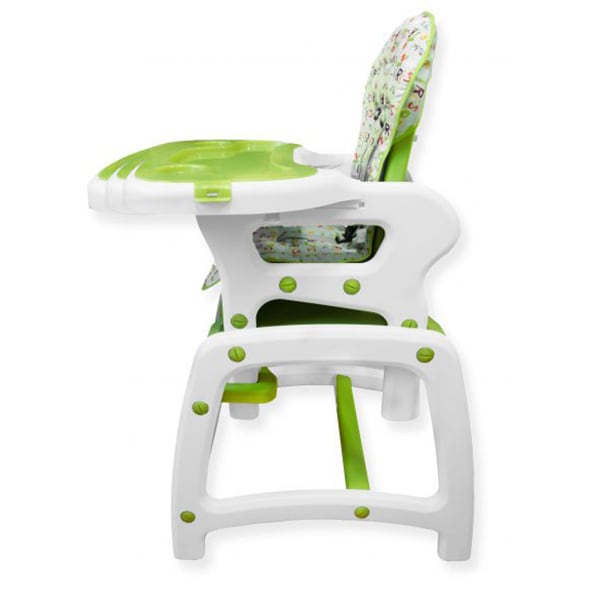 Scaun de masa JUJU Eat&Play JU3002-GREEN-ISLAND, 6 luni - 5 ani, verde