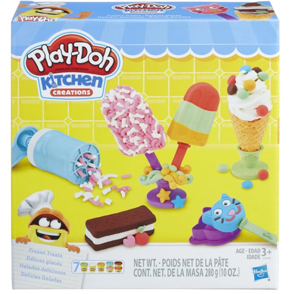 Set PLAY DOH Fabrica de inghetata E0042, 3 ani+, multicolor