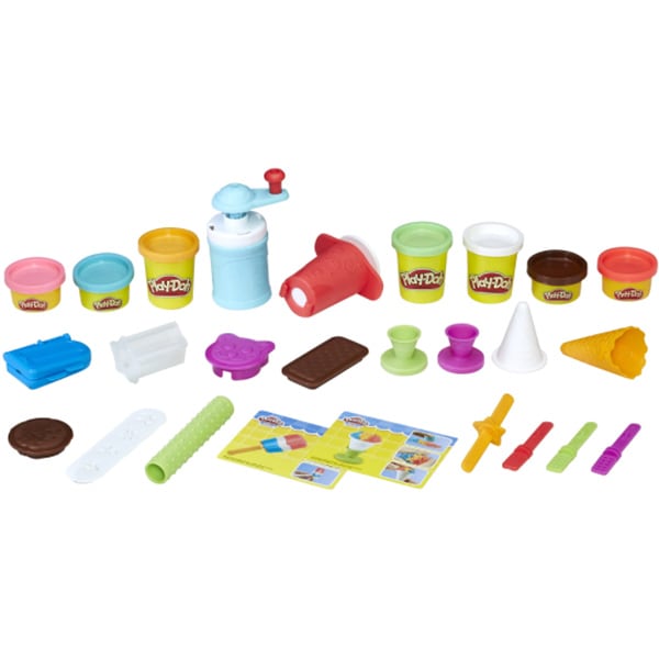 Set PLAY DOH Fabrica de inghetata E0042, 3 ani+, multicolor