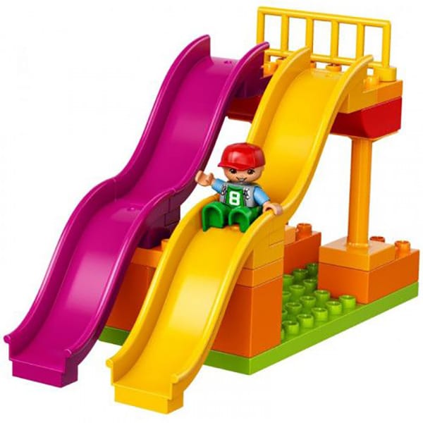 LEGO DUPLO: Parc mare de distractii 10840, 2 - 5 ani, 106 piese