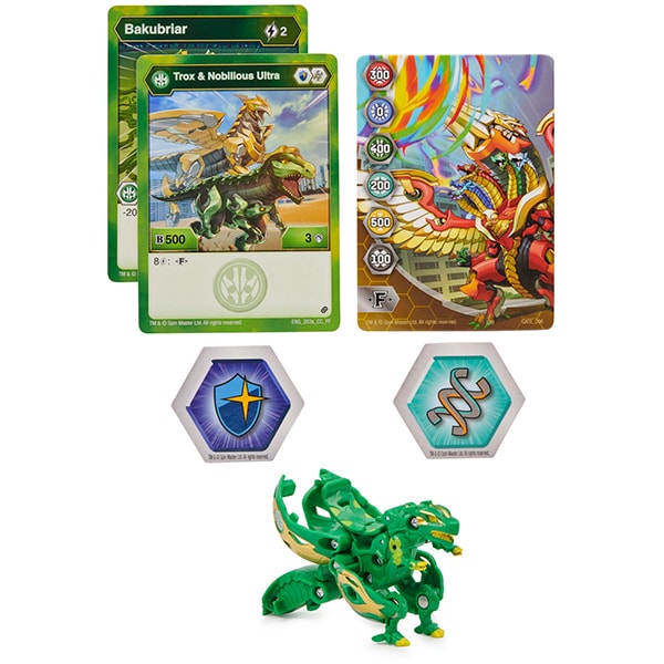 Figurina BAKUGAN S2 Bila Ultra Trox Nobilious 6055885_20124616, 6 ani+, verde