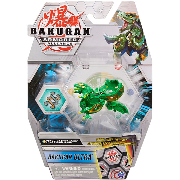 Figurina BAKUGAN S2 Bila Ultra Trox Nobilious 6055885_20124616, 6 ani+, verde