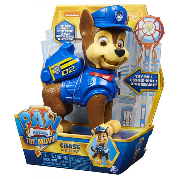 Figurina interactiva PAW PATROL Chase 6061495_20132726, 3 ani+, albastru-maro