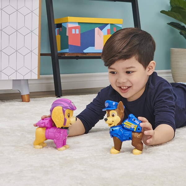 Figurina interactiva PAW PATROL Chase 6061495_20132726, 3 ani+, albastru-maro