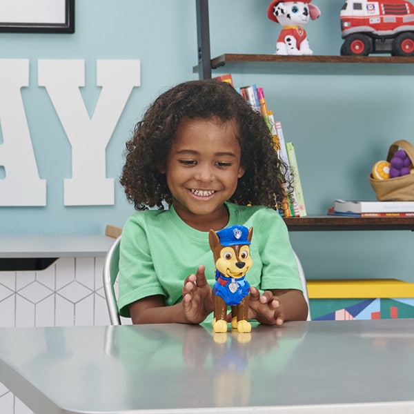 Figurina interactiva PAW PATROL Chase 6061495_20132726, 3 ani+, albastru-maro