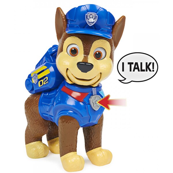 Figurina interactiva PAW PATROL Chase 6061495_20132726, 3 ani+, albastru-maro
