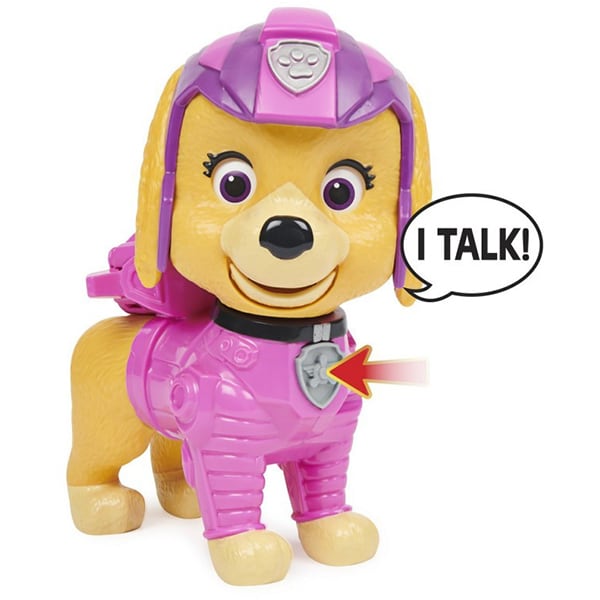 Figurina interactiva PAW PATROL Skye 6061495_20132727, 3 ani+, roz-maro