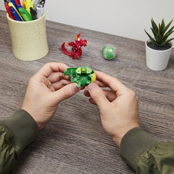 Figurina BAKUGAN S3 Geogan Harperion 6061459_20132737, 6 ani+, verde