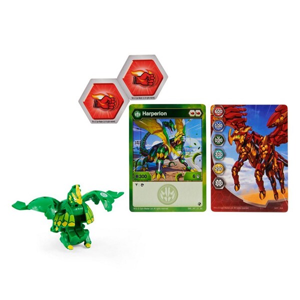Figurina BAKUGAN S3 Geogan Harperion 6061459_20132737, 6 ani+, verde