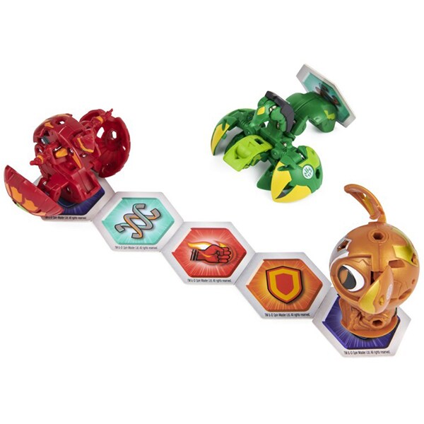Set figurine BAKUGAN S3 Fenneca Ultra Spartillion Si Ferascal 6061567_20133073, 6 ani+, multicolor