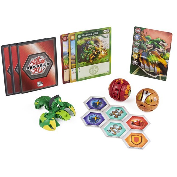Set figurine BAKUGAN S3 Fenneca Ultra Spartillion Si Ferascal 6061567_20133073, 6 ani+, multicolor