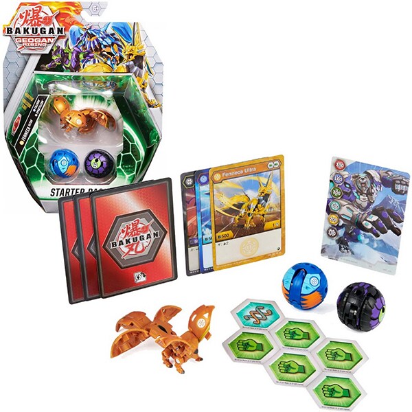 Set figurine BAKUGAN S3 Fenneca Ultra Spartillion Si Ferascal 6061567_20133073, 6 ani+, multicolor