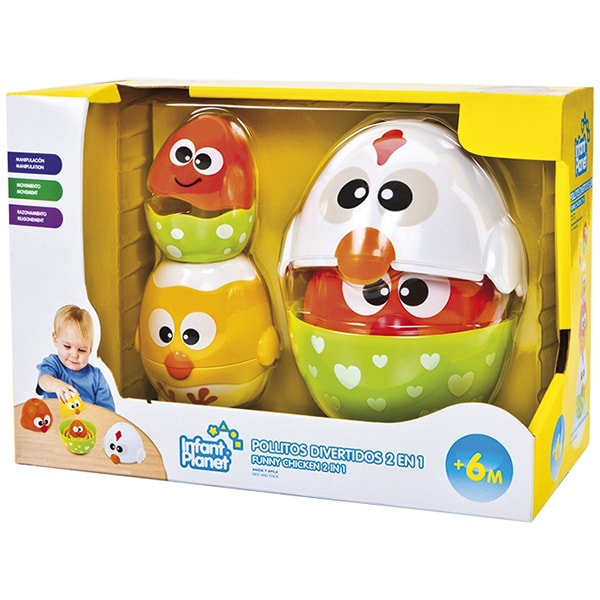 Joc potrivire LITTLE LEARNER Puiutii veseli 3996, 6 luni+, multicolor 
