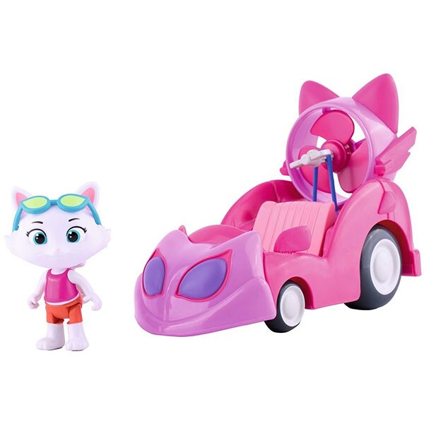 Figurina SIMBA 44 Cats Milady 7600180211, 3 ani+, roz-alb