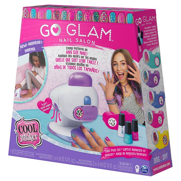Set creativ SPINMASTER Go Glam Studio - Salonul de manichiura 6054791, 8 ani+, multicolor