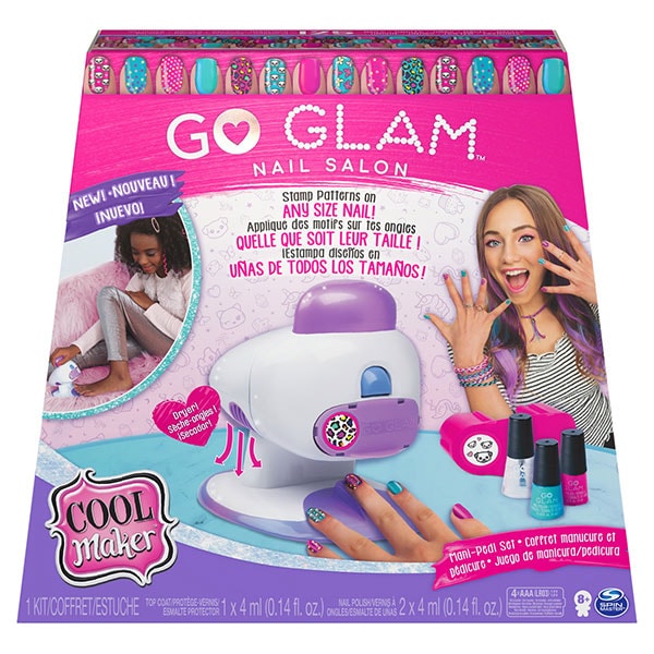 Set creativ SPINMASTER Go Glam Studio - Salonul de manichiura 6054791, 8 ani+, multicolor