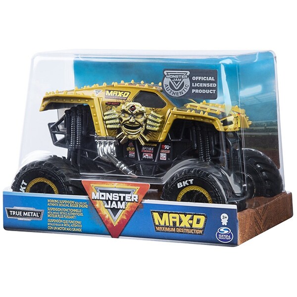 Masinuta MONSTER JAM Max D 6054812_20120223, 3 ani+, galben-negru