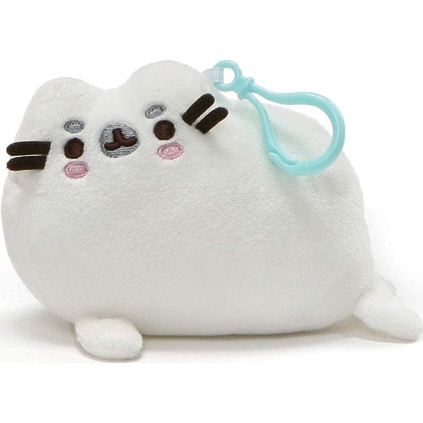 Jucarie de plus SPINMASTER Foca Pusheen breloc 6055590, 3 ani+, 11.5 cm, alb