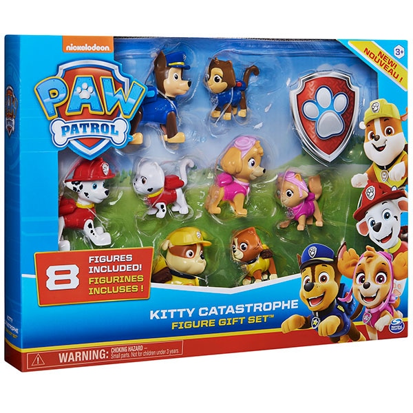 Set figurine PAW PATROL Kitty Catastrophe 6058524, 3 ani+, multicolor