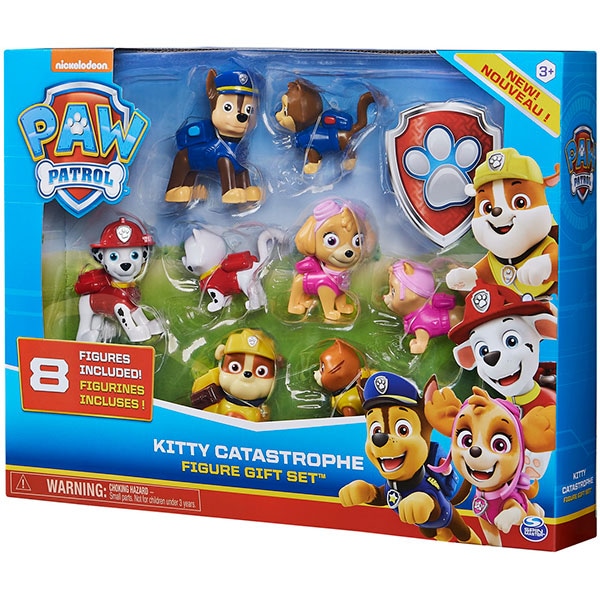 Set figurine PAW PATROL Kitty Catastrophe 6058524, 3 ani+, multicolor