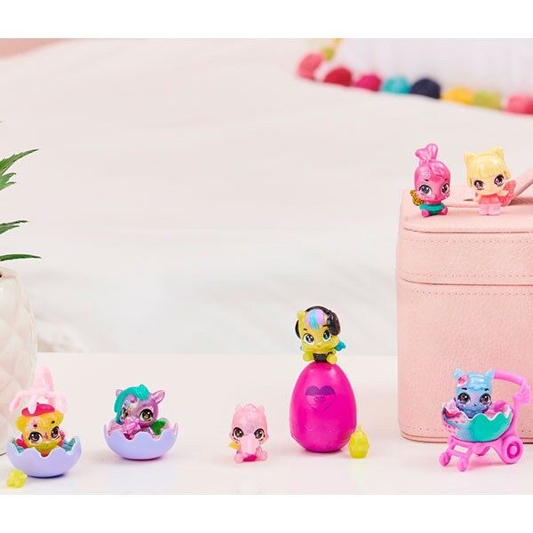 Set figurine HATCHIMALS Shimmer 6060650, 5 ani+, multicolor