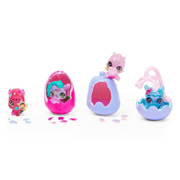Set figurine HATCHIMALS Shimmer 6060650, 5 ani+, multicolor
