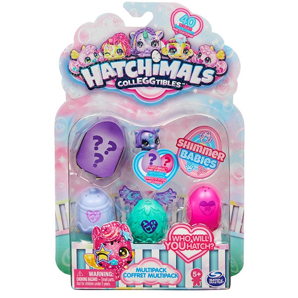 Set figurine HATCHIMALS Shimmer 6060650, 5 ani+, multicolor