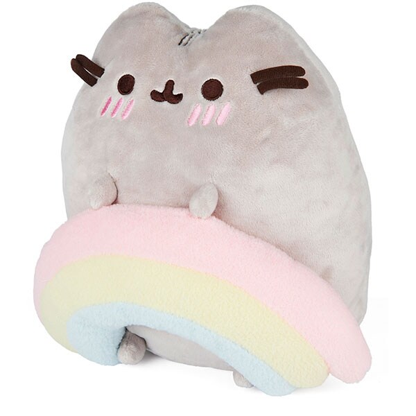 Jucarie de plus SPINMASTER Pusheen curcubeu 6060936, 3 ani+, 23 cm, multicolor