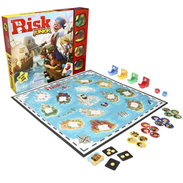 Joc de societate HASBRO Risk Junior E6936, 5 ani+, 2-4 jucatori