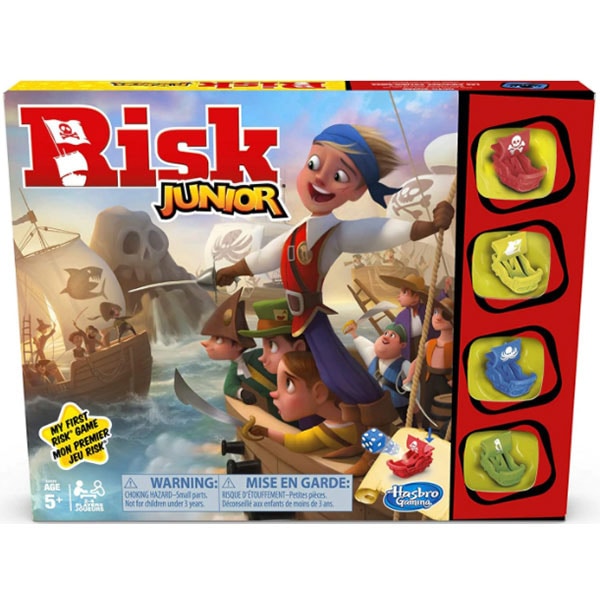 Joc de societate HASBRO Risk Junior E6936, 5 ani+, 2-4 jucatori
