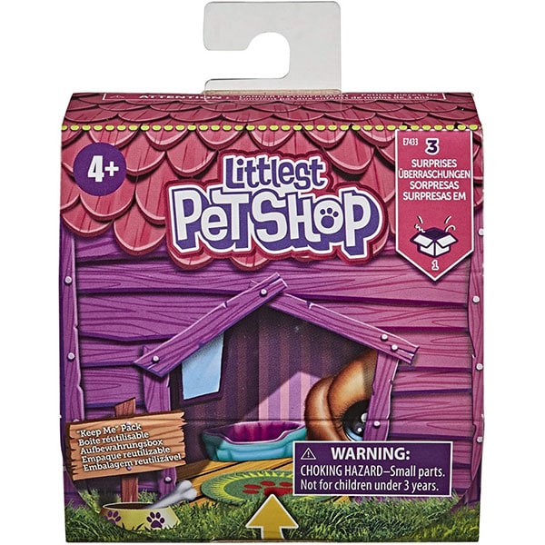 Figurina LITTLEST PETSHOP Animalute cu stil si adapost cochet E7433, 4 ani+, multicolor