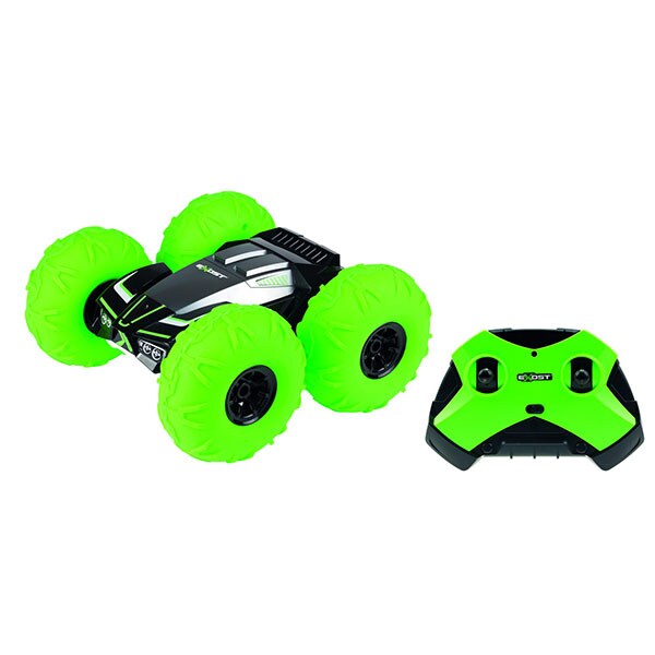 Masina cu telecomanda CLEMENTONI Exost RC - 360 Tornado 7530-20261, 5 ani+, verde deschis-negru