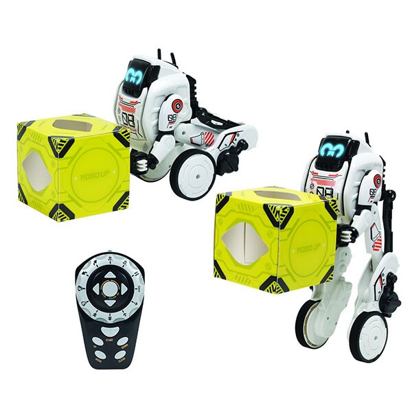 Robot cu telecomanda AS Robo Up 7530-88050, 5 ani+, alb-negru