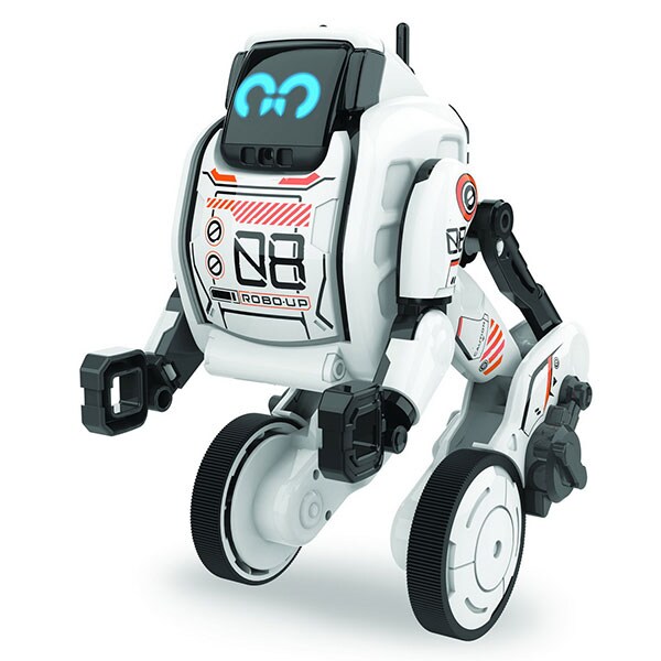 Robot cu telecomanda AS Robo Up 7530-88050, 5 ani+, alb-negru