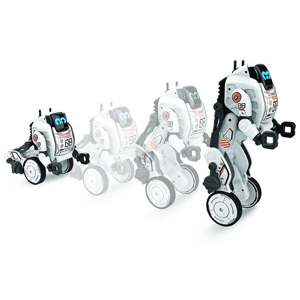 Robot cu telecomanda AS Robo Up 7530-88050, 5 ani+, alb-negru