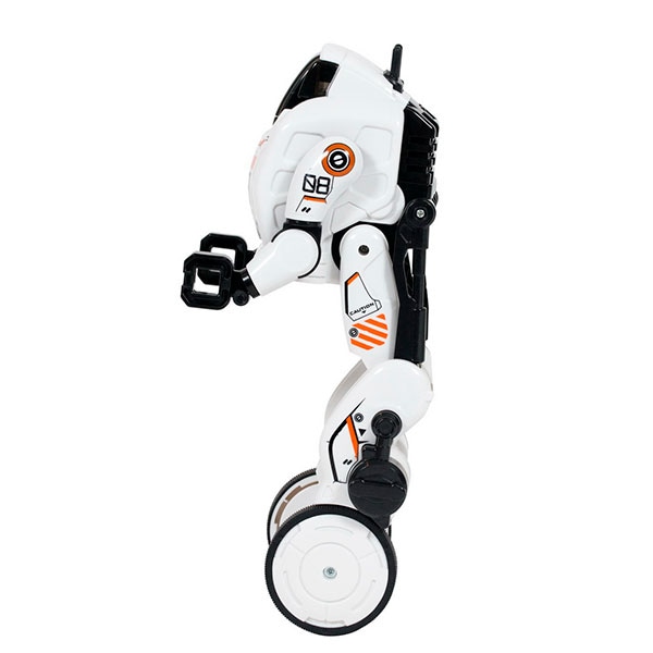 Robot cu telecomanda AS Robo Up 7530-88050, 5 ani+, alb-negru